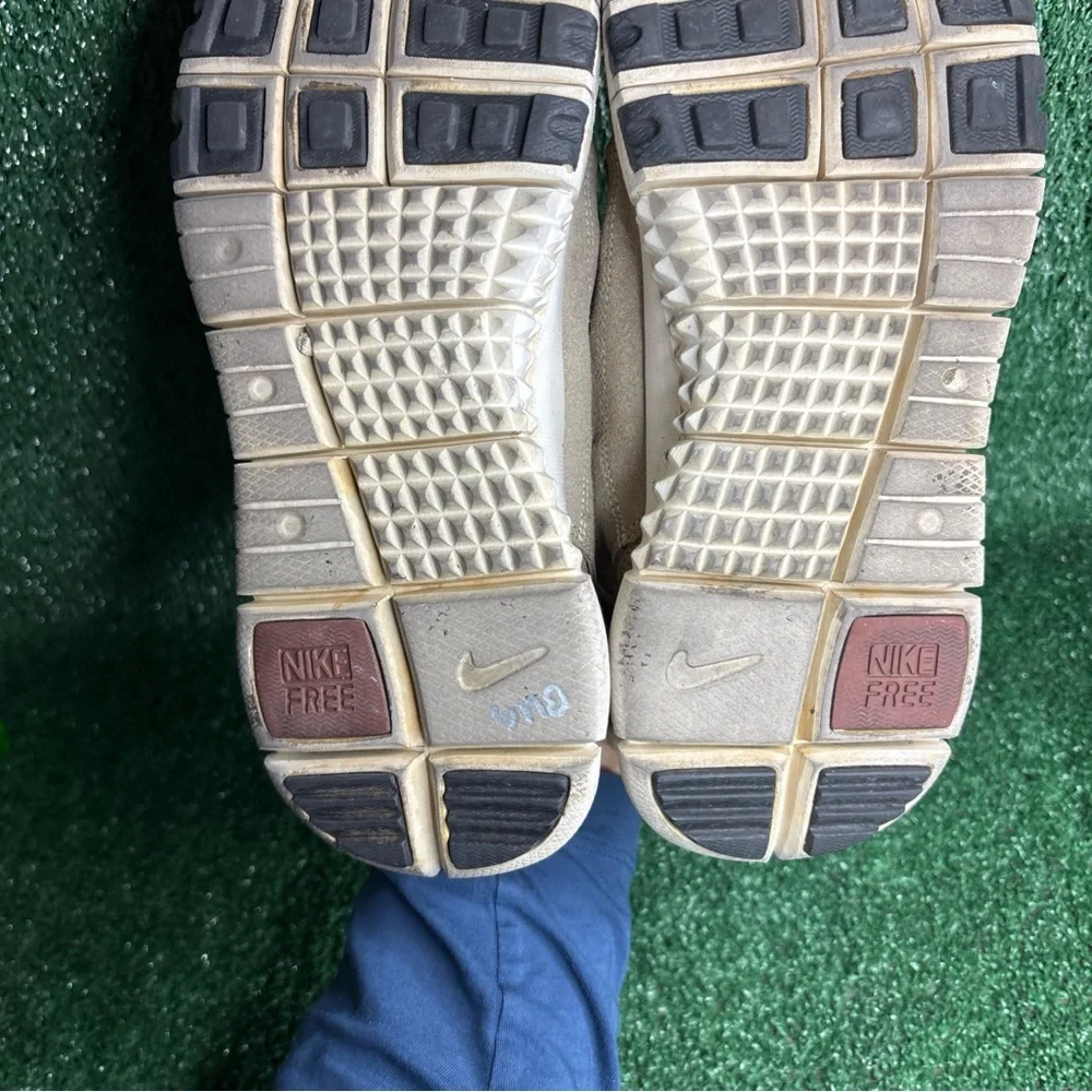 Original Nike Mens Free 5.0 Tan / Sand Running Shoes Size‎ 12 RARE VTG
